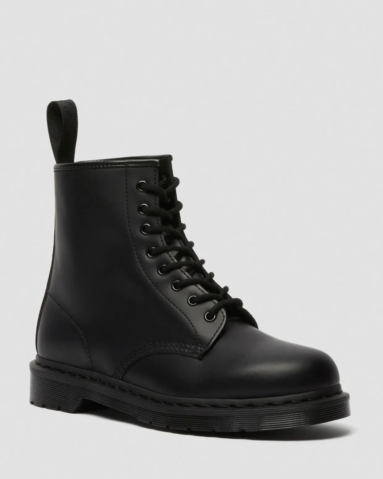 Dr. Martens Boots 1460 Mono En Cuir Noir — Smooth Leather Cheap