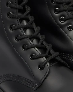 Dr. Martens Boots 1460 Mono En Cuir Noir — Smooth Leather Cheap