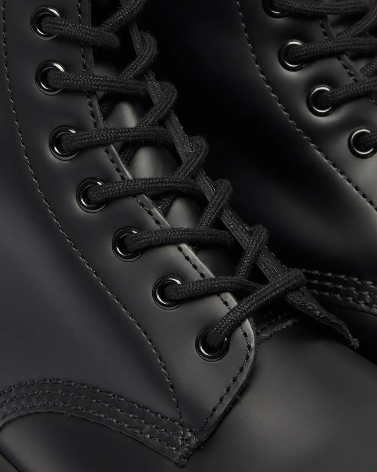 Dr. Martens Boots 1460 Mono En Cuir Noir — Smooth Leather Cheap