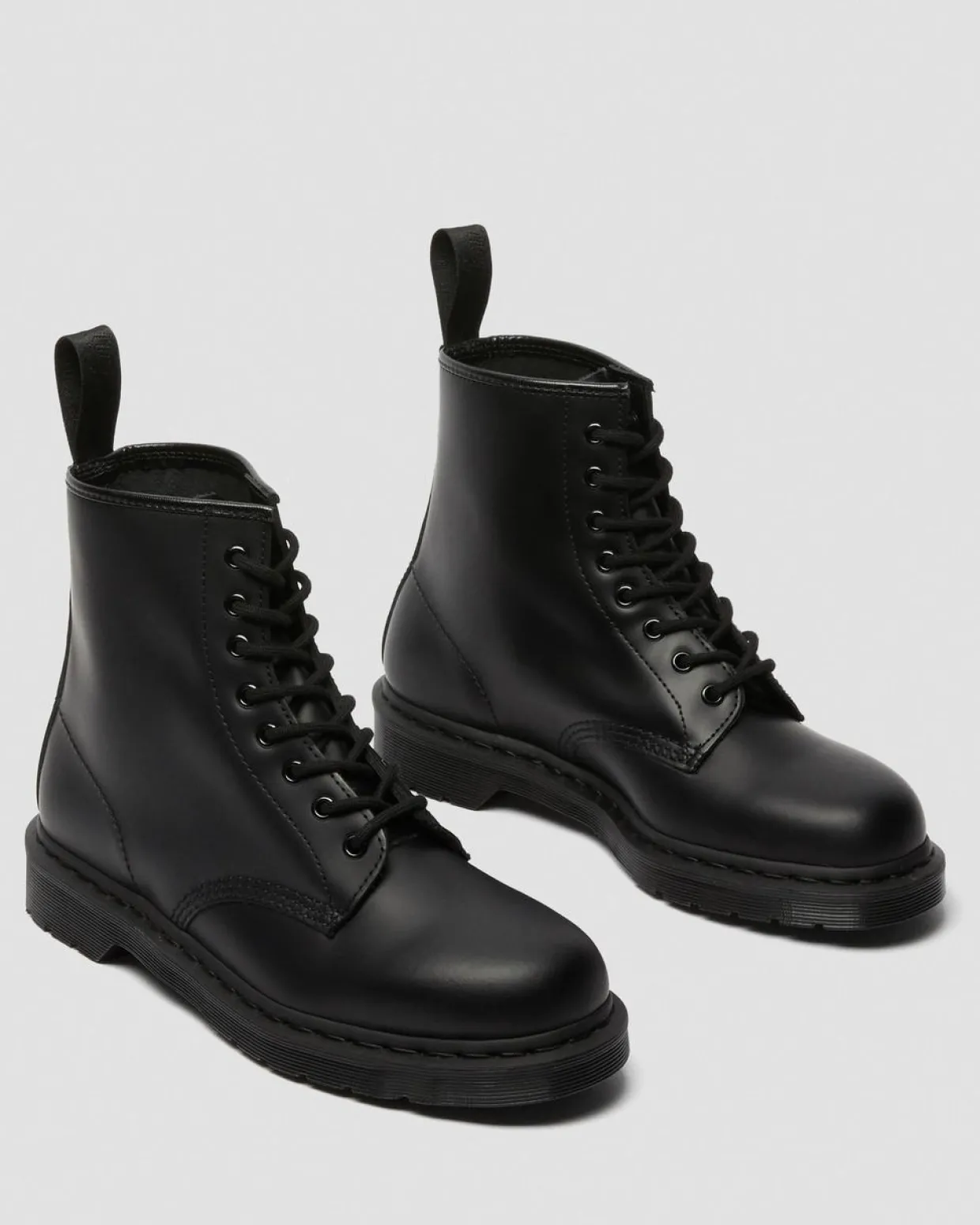 Dr. Martens Boots 1460 Mono En Cuir Noir — Smooth Leather Cheap