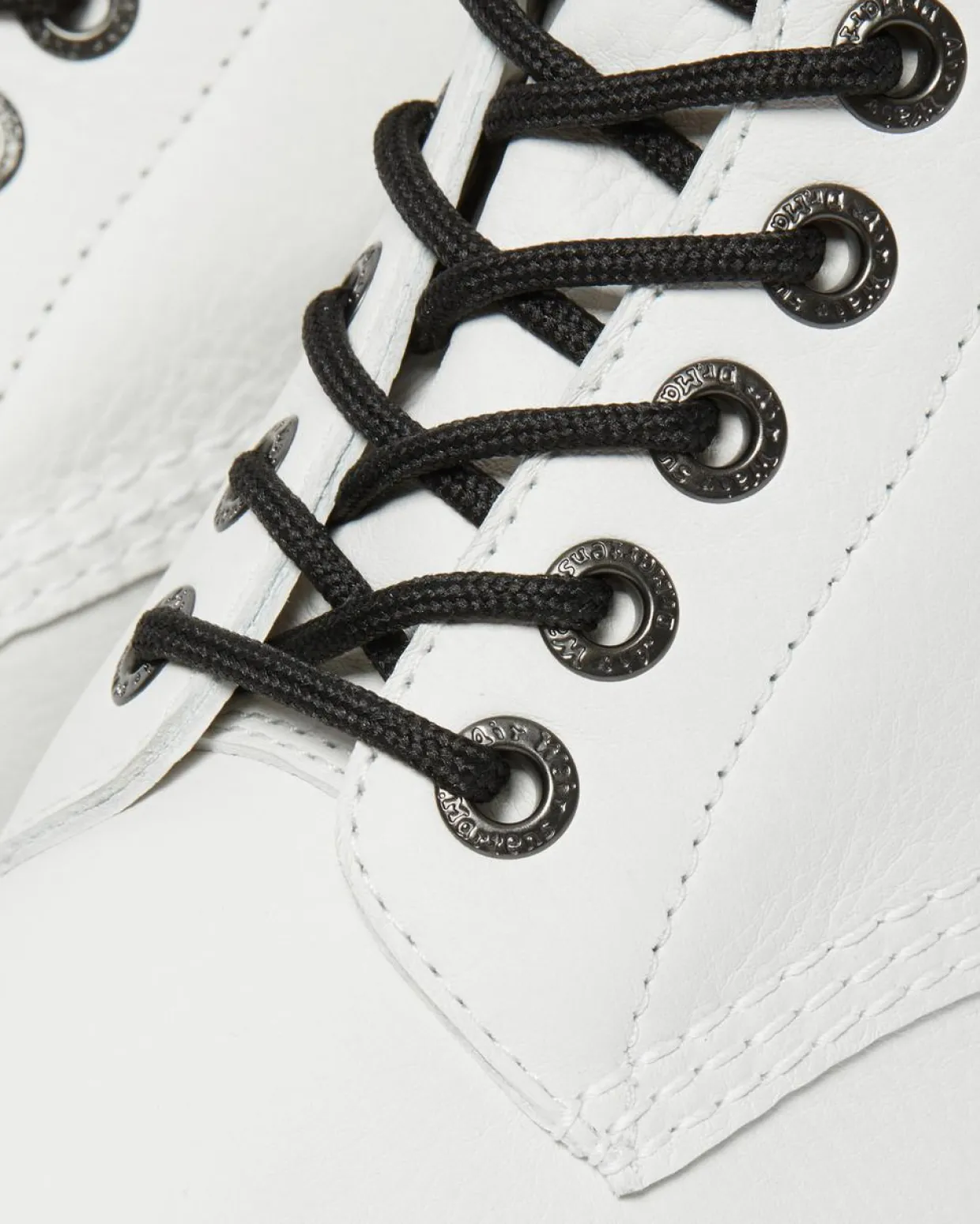 Dr. Martens Boots 1460 Pascal Bex En Cuir Pisa à Lacets Blanc — Pisa Outlet