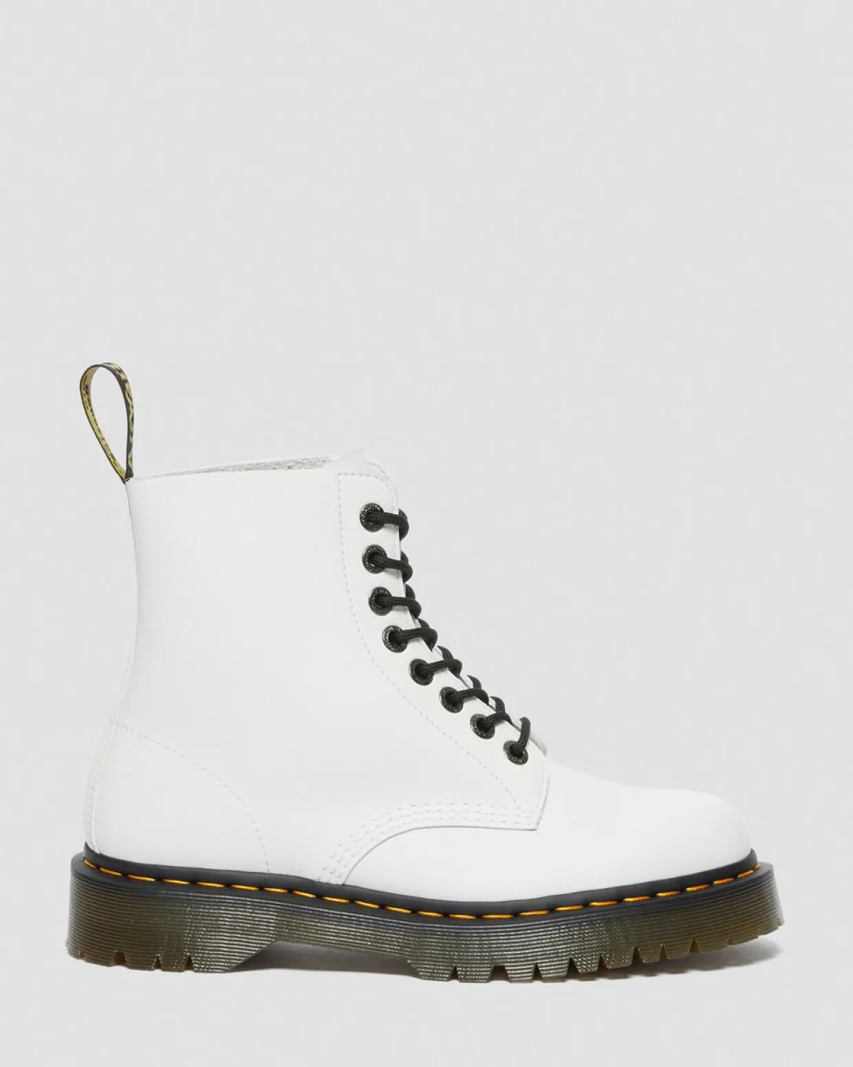 Dr. Martens Boots 1460 Pascal Bex En Cuir Pisa à Lacets Blanc — Pisa Outlet