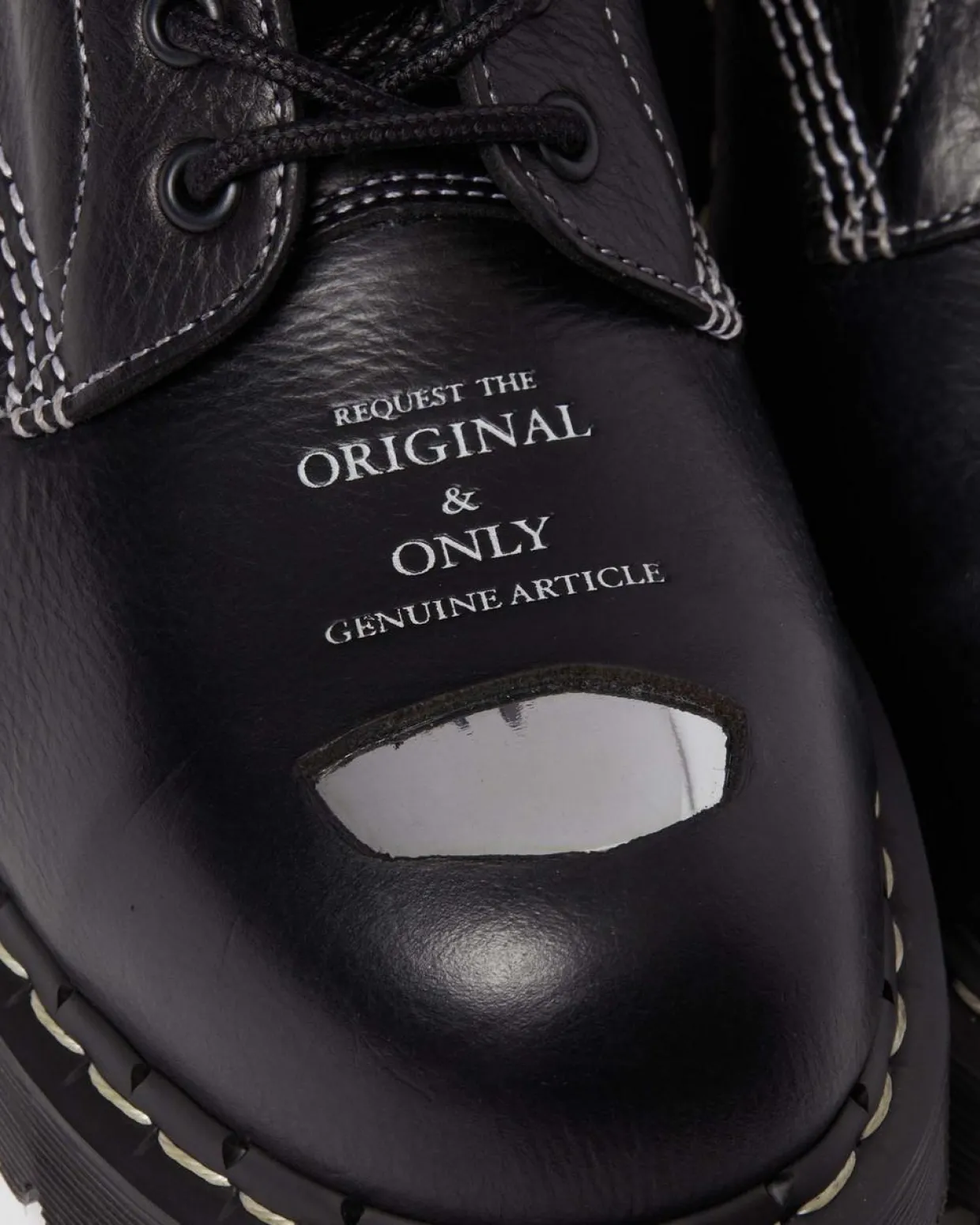 Dr. Martens Boots 1460 Pascal Bex Steel Toe En Cuir à Lacets Noir — Overdrive Fashion