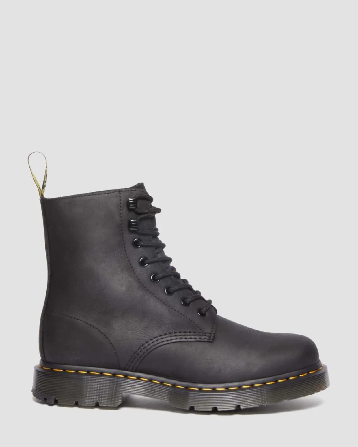 Dr. Martens Boots 1460 Pascal En Cuir Et Fourrure Synthétique BLACK — Outlaw Clearance