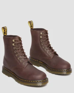 Dr. Martens Boots 1460 Pascal En Cuir Et Fourrure Synthétique CHOCOLATE BROWN — Outlaw Best Sale