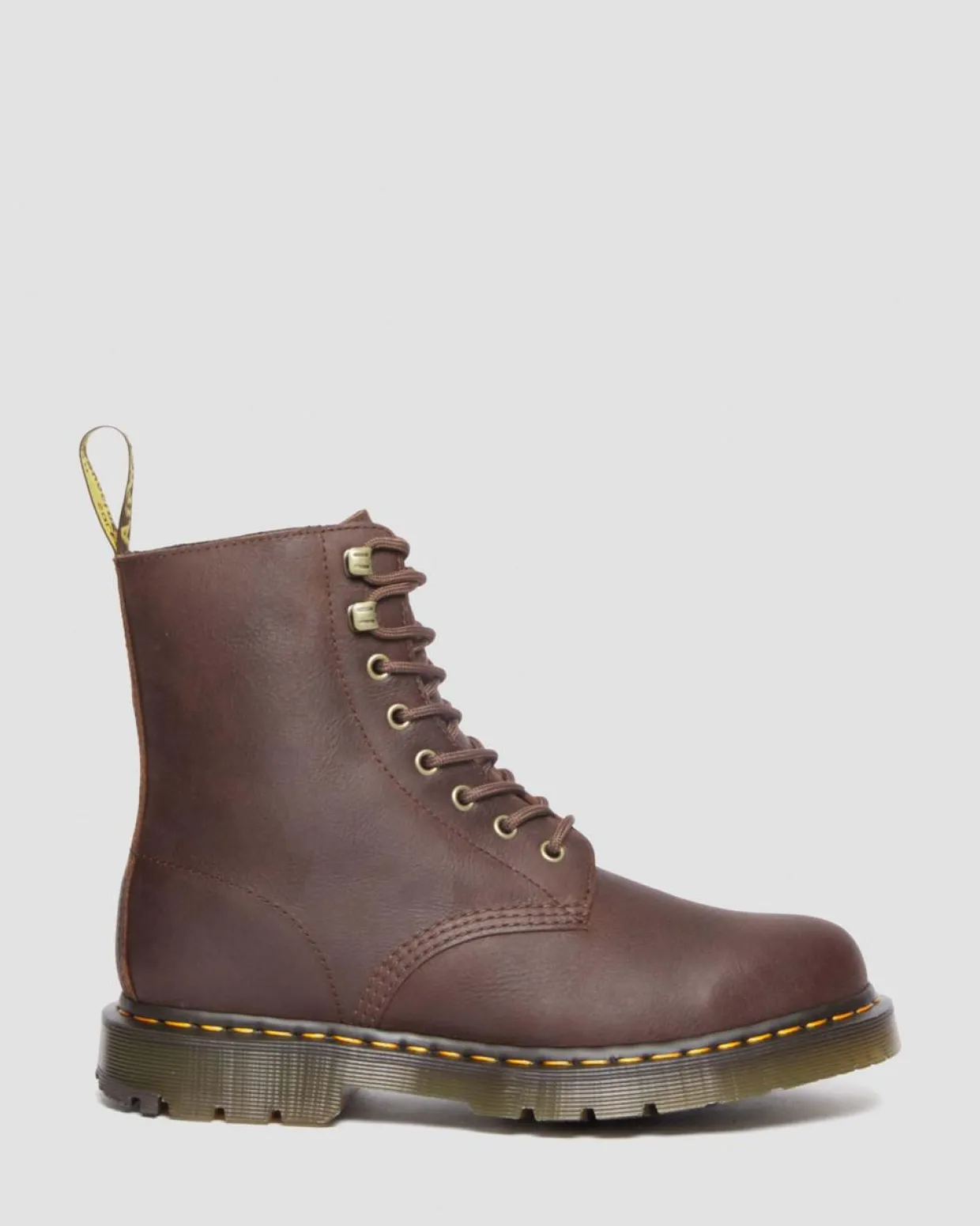 Dr. Martens Boots 1460 Pascal En Cuir Et Fourrure Synthétique CHOCOLATE BROWN — Outlaw Best Sale