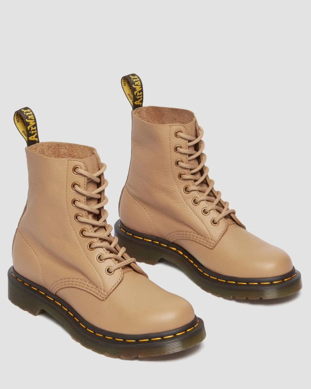 Dr. Martens Boots 1460 Pascal En Cuir Virginia Savannah Tan — Virginia Best