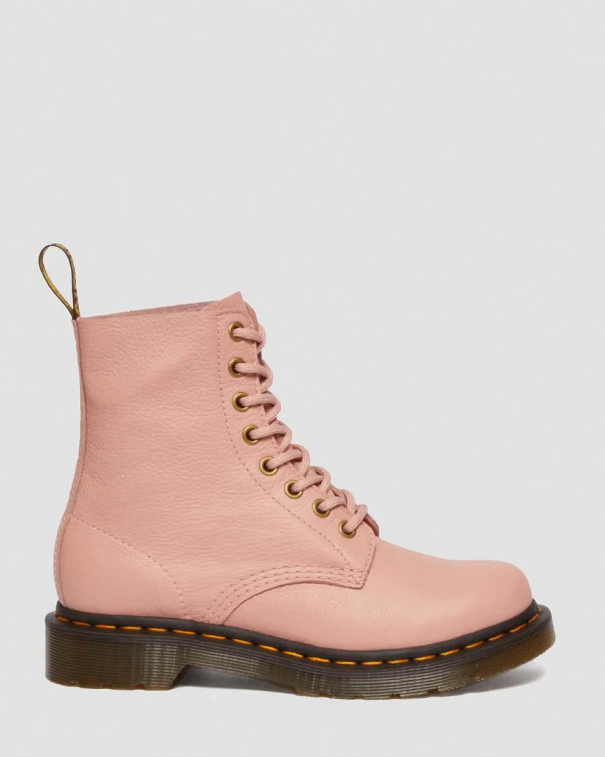 Dr. Martens Boots 1460 Pascal En Cuir Virginia Peach Beige — Virginia Fashion