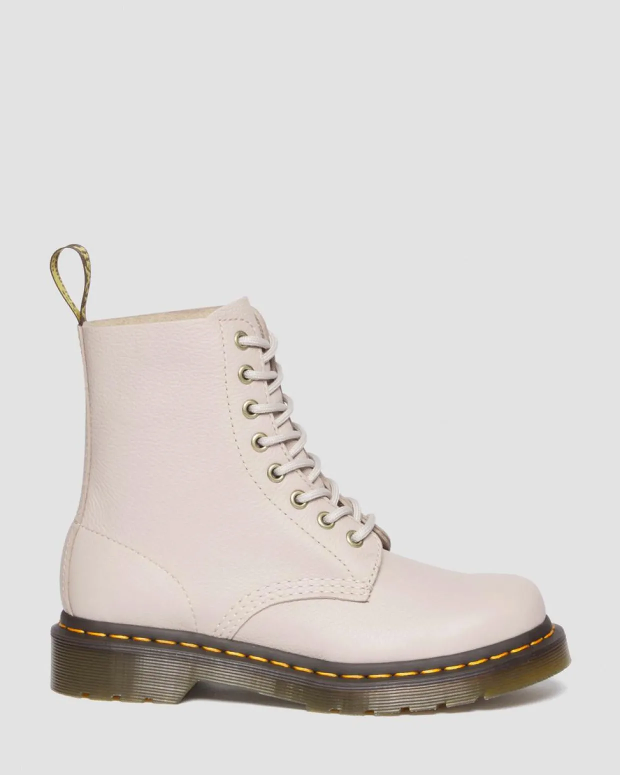 Dr. Martens Boots 1460 Pascal En Cuir Virginia VINTAGE TAUPE — Virginia Cheap