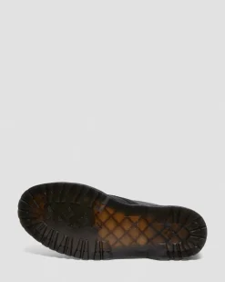 Dr. Martens Boots 1460 Pascal En Cuir Waxed Full Grain à Lacets Noir — Waxed Full Grain Shop