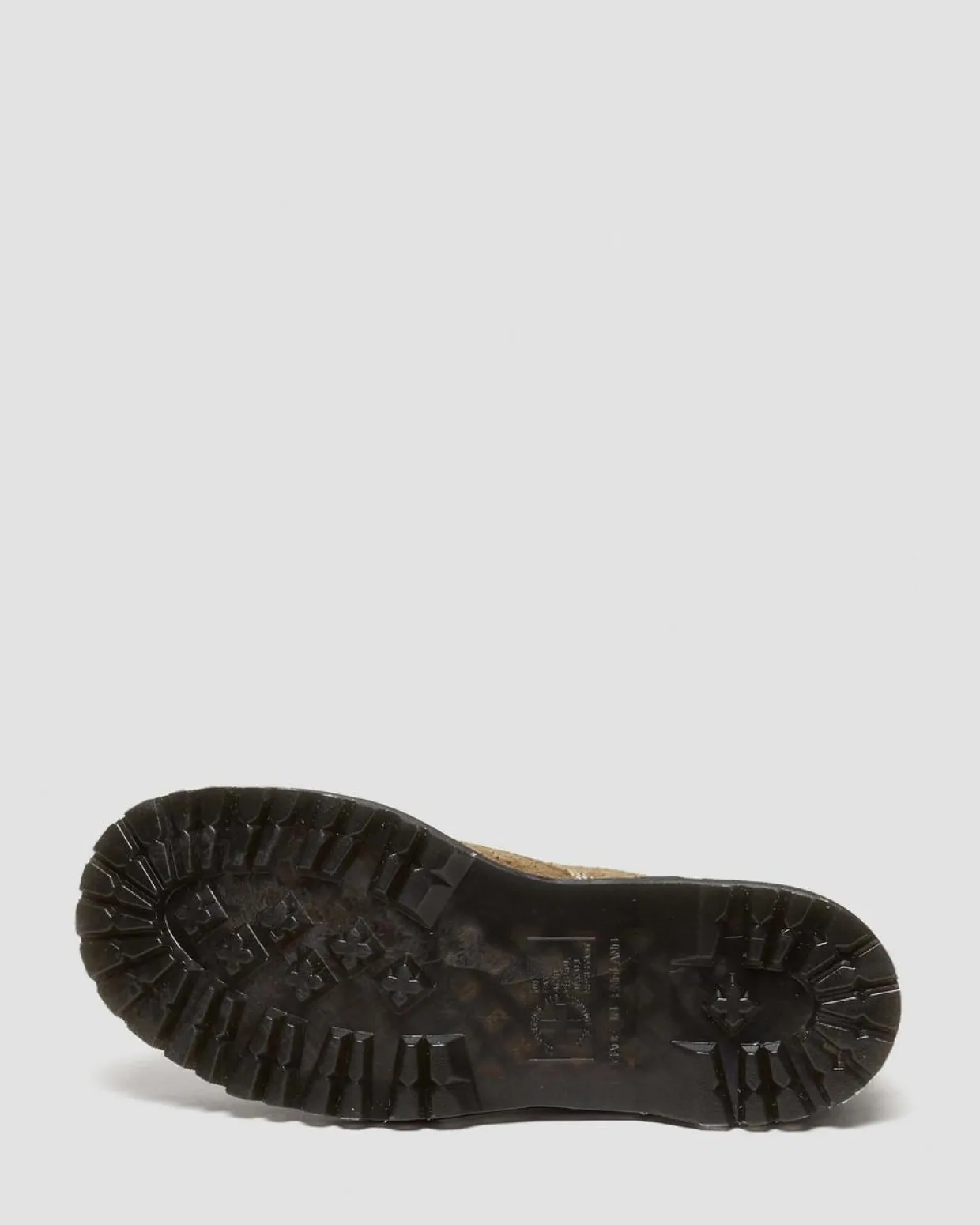 Dr. Martens Boots 1460 Pascal Made In England En Daim Gaufré à Lacets Savannah Tan — Grand Canyon Store