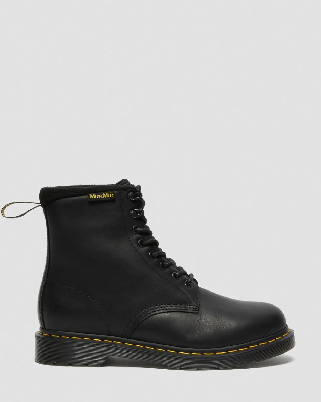 Dr. Martens Boots 1460 Pascal WarmWair En Cuir Valor WP Noir — Valor Wp New