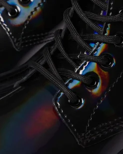 Dr. Martens Boots 1460 Rainbow En Cuir à Lacets Junior Noir — Rainbow Patent Shop