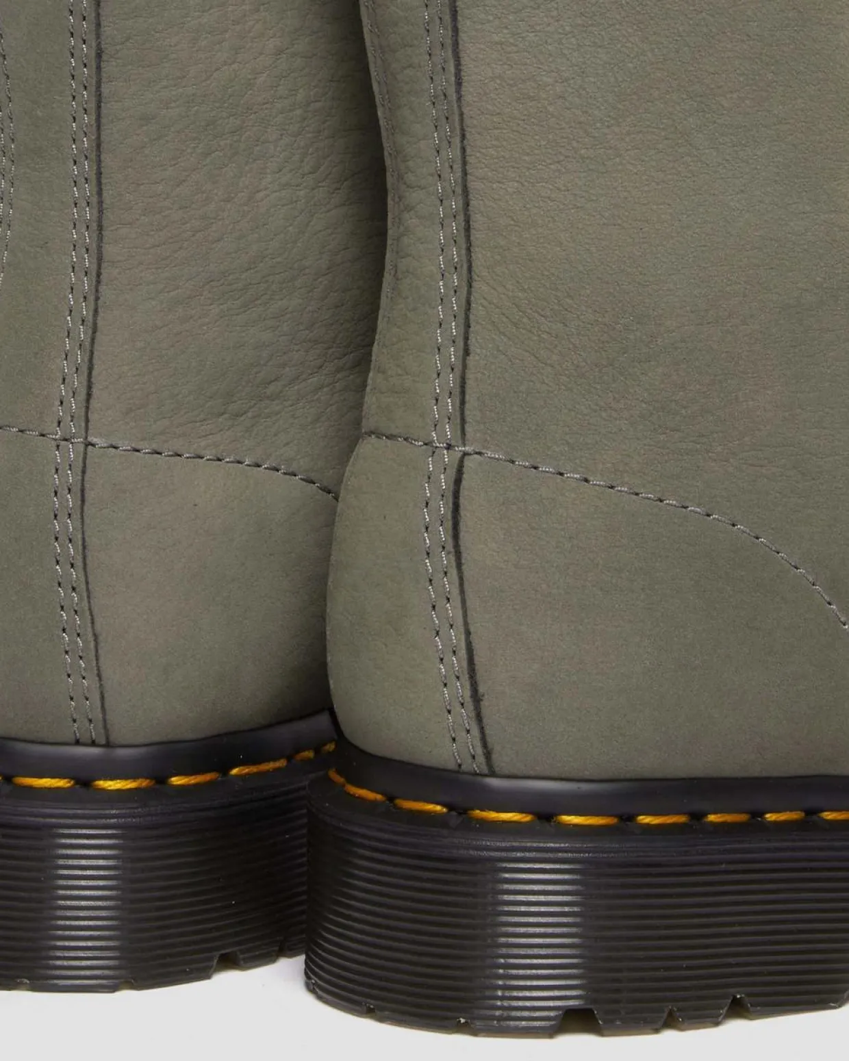 Dr. Martens Boots 1460 Serena En Cuir Nubuck Et Fourrure Synthétique à Lacets NICKEL GREY — Milled Nubuck Wp Online