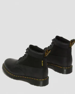 Dr. Martens Boots 101 Streeter En Cuir Noir — Streeter+Extra Tough 50/50 New