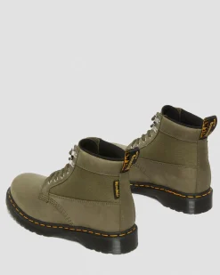 Dr. Martens Boots 101 Streeter En Cuir Olive — Streeter+Extra Tough 50/50 Best Sale