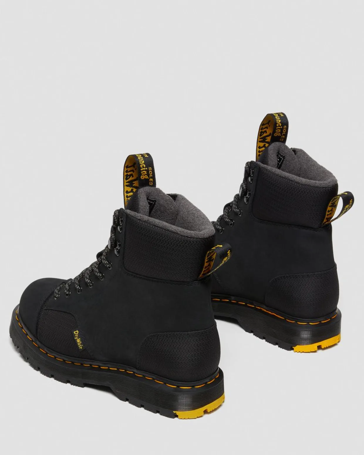 Dr. Martens Boots 1460 Trinity Imperméables Et Antidérapantes Noir — Milled Nubuck Wp Discount