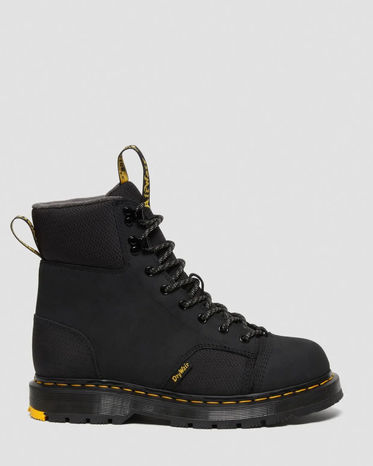 Dr. Martens Boots 1460 Trinity Imperméables Et Antidérapantes Noir — Milled Nubuck Wp Discount