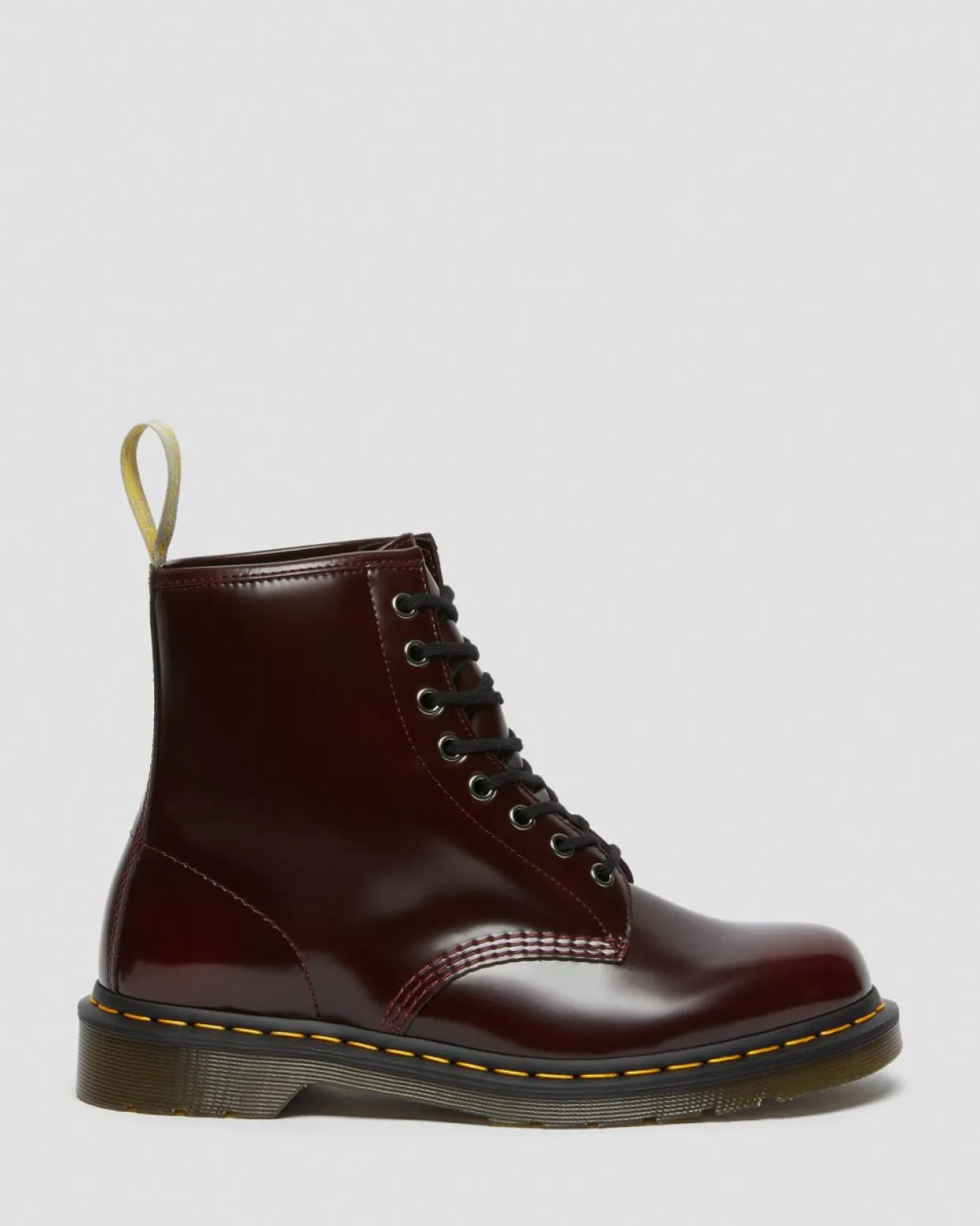 Dr. Martens Boots 1460 Vegan à Lacets Rouge Cherry Red — Oxford Rub Off Best