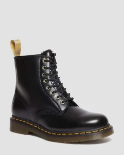 Dr. Martens Boots 1460 Vegan Borg Doublées à Lacets Noir — Norfolk Vegan Outlet