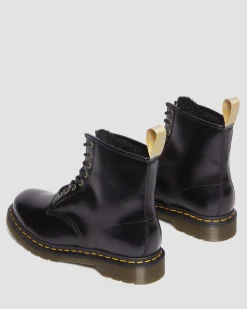 Dr. Martens Boots 1460 Vegan Borg Doublées à Lacets Noir — Norfolk Vegan Outlet