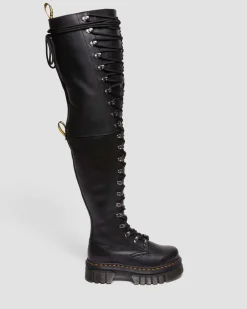 Dr. Martens Boots Audrick 22i XTRM En Cuir à Lacets Noir — Nappa Lux Cheap