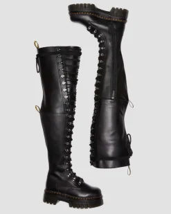 Dr. Martens Boots Audrick 22i XTRM En Cuir à Lacets Noir — Nappa Lux Cheap