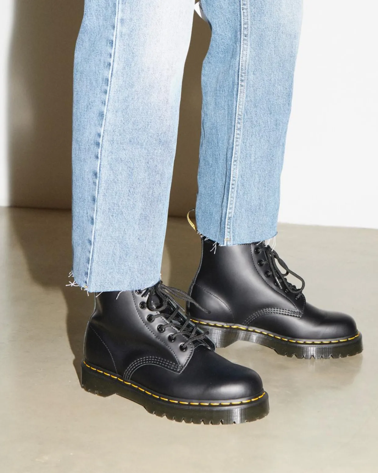 Dr. Martens Boots Basses 101 Bex En Cuir Smooth Noir — Smooth Leather Cheap