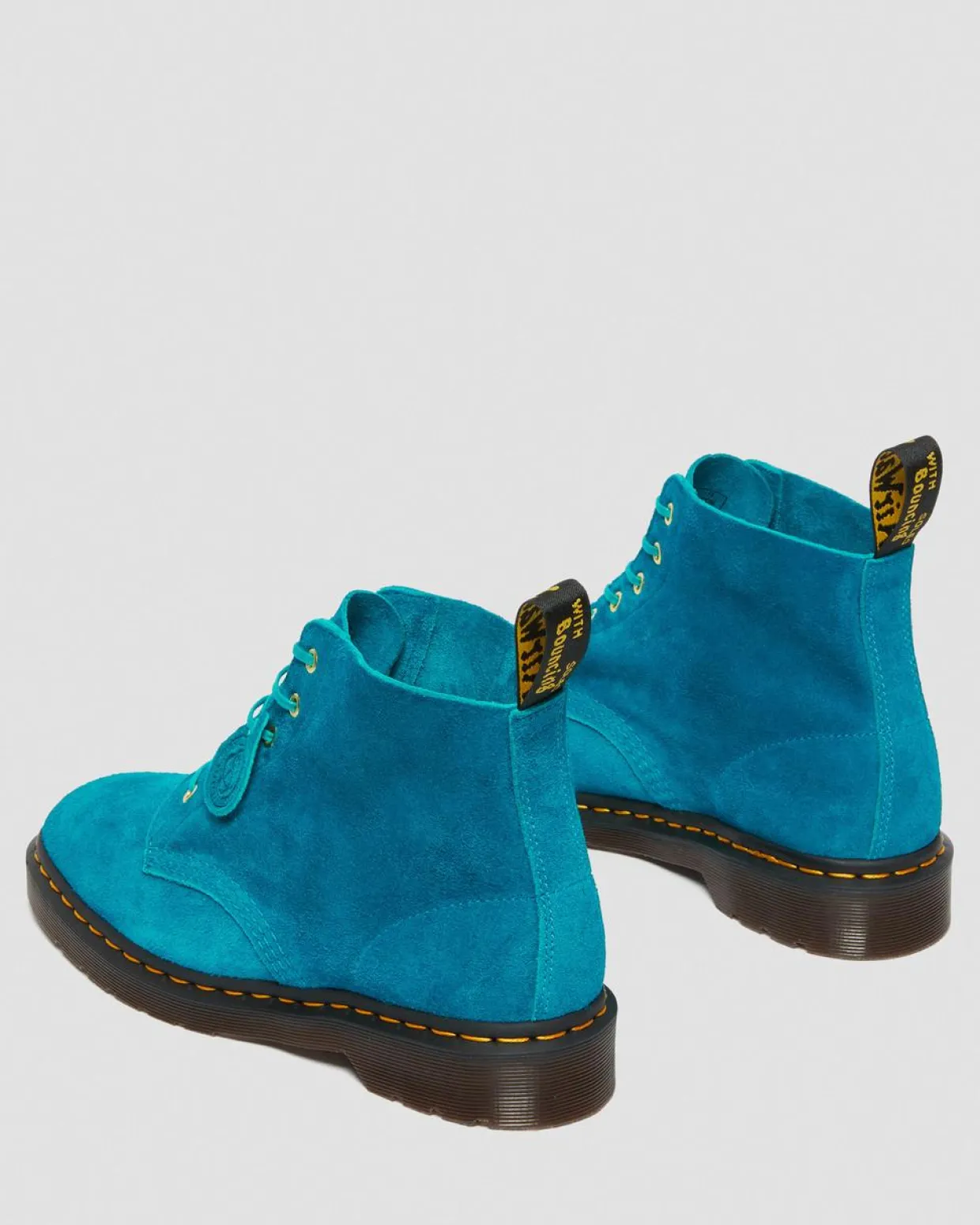 Dr. Martens Boots Basses 101 En Daim Turquoise — Desert Oasis Suede Shop
