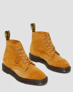 Dr. Martens Boots Basses 101 En Daim Camel — Desert Oasis Suede Store