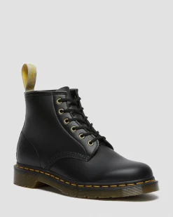 Dr. Martens Boots Basses 101 Felix Vegan Noir — Felix Rub Off Flash Sale