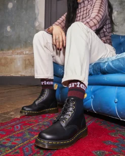 Dr. Martens Boots Basses 101 Felix Vegan Noir — Felix Rub Off Flash Sale