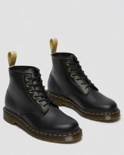 Dr. Martens Boots Basses 101 Felix Vegan Noir — Felix Rub Off Flash Sale