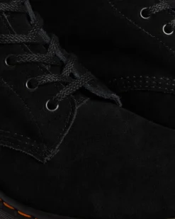 Dr. Martens Boots Basses 101 Unbound En Daim Noir — E H Suede+E H Suede Mb Clearance