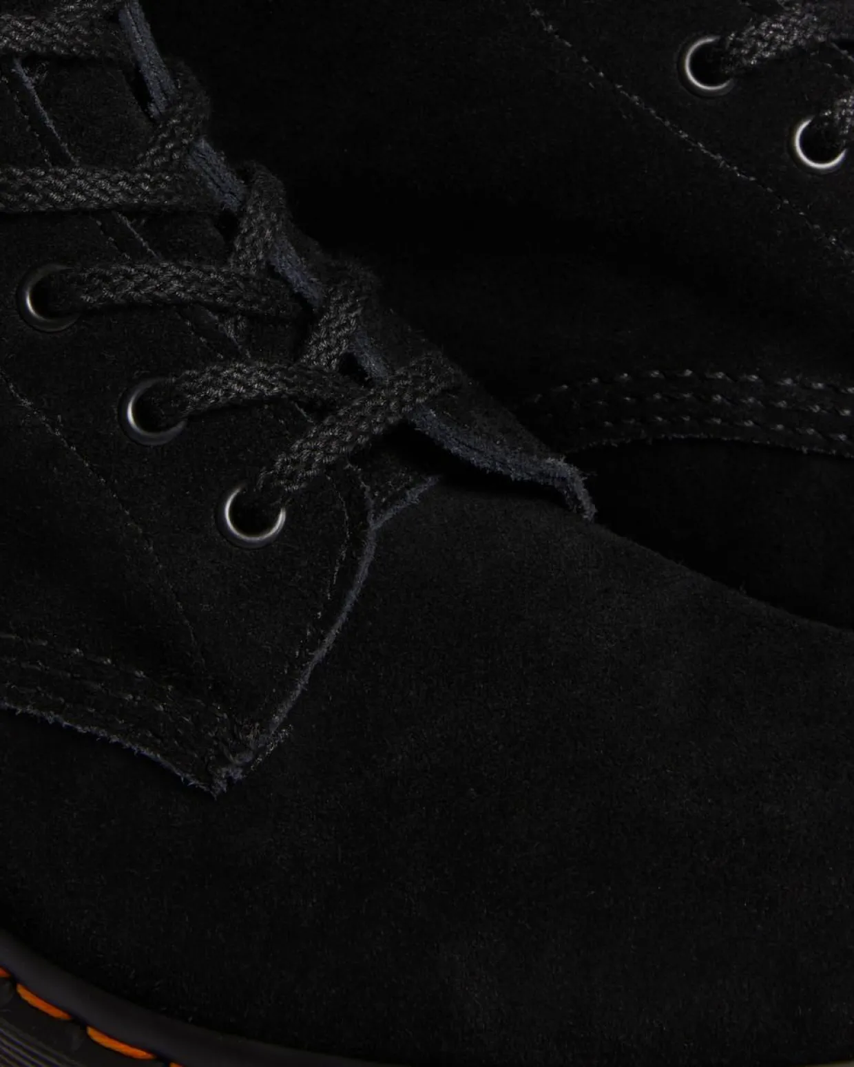 Dr. Martens Boots Basses 101 Unbound En Daim Noir — E H Suede+E H Suede Mb Clearance
