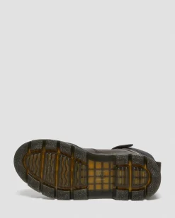 Dr. Martens Boots Casual Combs Tech En Cuir Crazy Horse Marron foncé — Crazy Horse Store