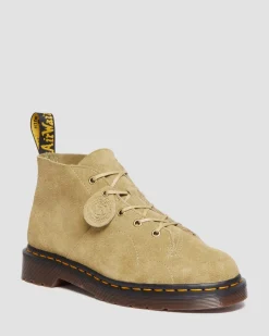 Dr. Martens Boots Church En Daim Desert Oasis Olive clair — Desert Oasis Suede Best