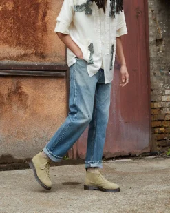 Dr. Martens Boots Church En Daim Desert Oasis Olive clair — Desert Oasis Suede Best