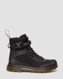 Dr. Martens Boots Combs Tech Extra Tough Poly Junior Noir — Extra Tough 50/50+Rubbery Discount