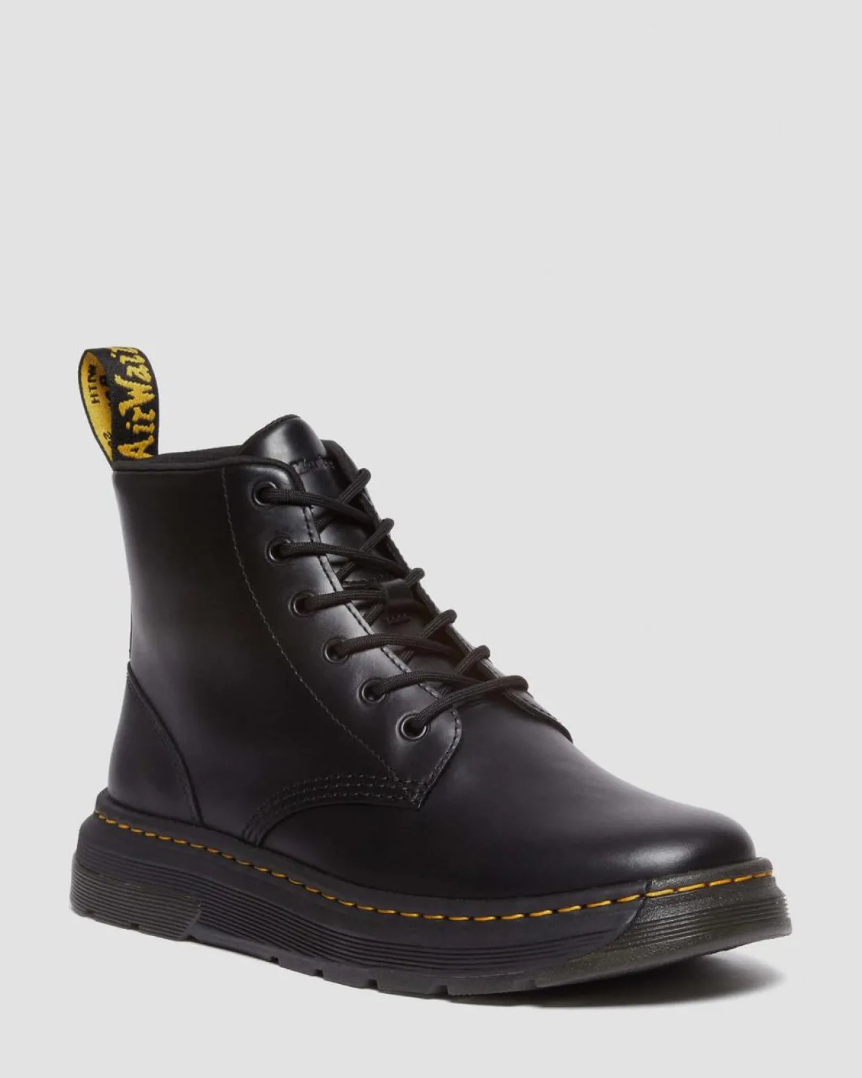 Dr. Martens Boots Crewson Chukka En Cuir à Lacets BLACK Outlet