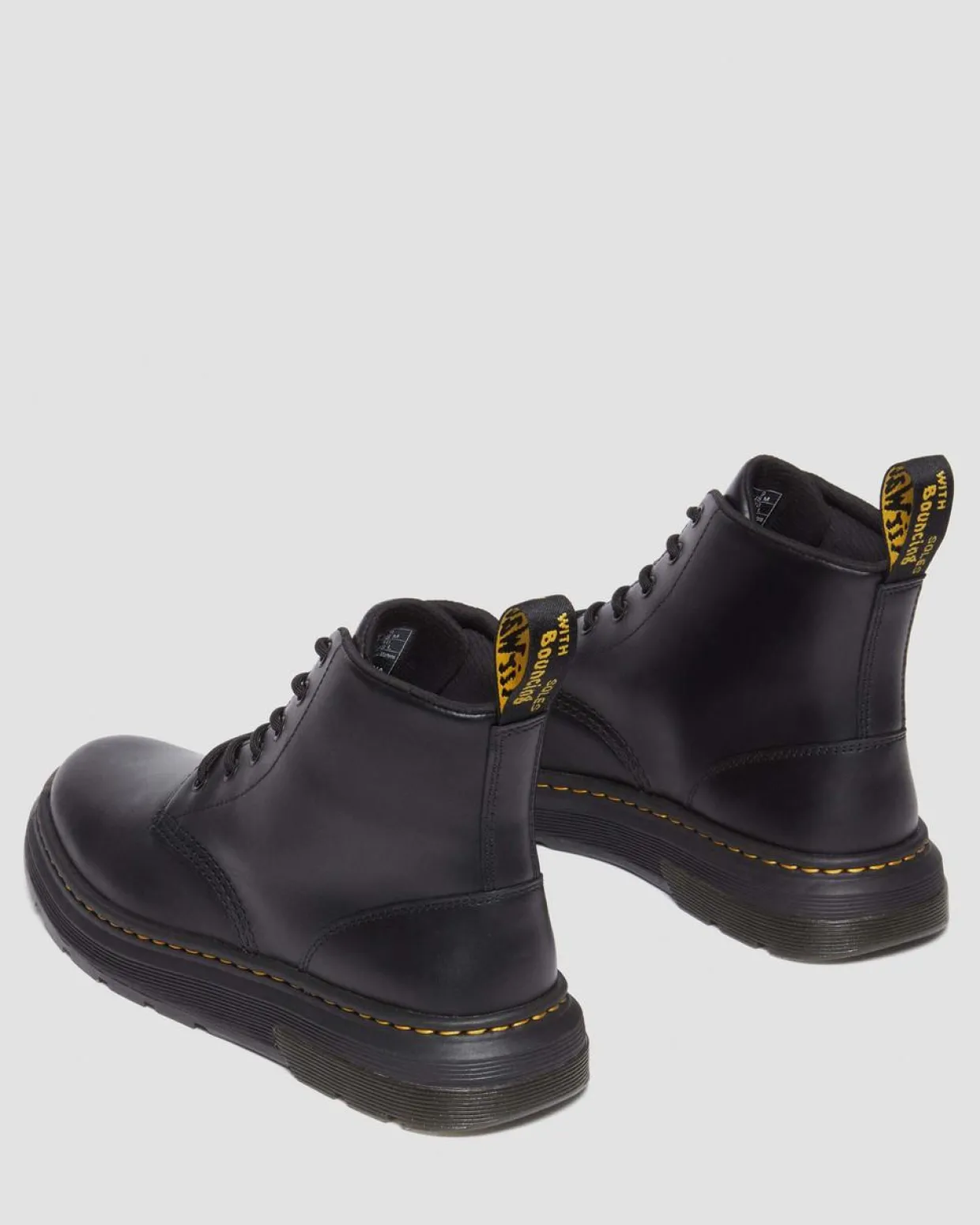 Dr. Martens Boots Crewson Chukka En Cuir à Lacets BLACK Outlet