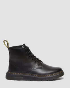 Dr. Martens Boots Crewson Chukka En Cuir à Lacets BLACK Outlet