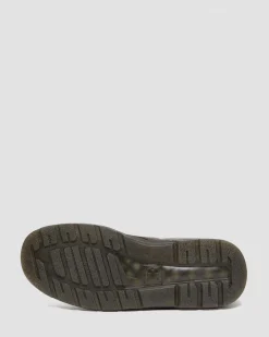 Dr. Martens Boots Crewson Chukka En Cuir Crazy Horse Marron foncé — Crazy Horse Discount