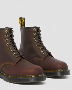 Dr. Martens Boots 1460DM's Wintergrip En Cuir Cocoa — Snowplow Cheap