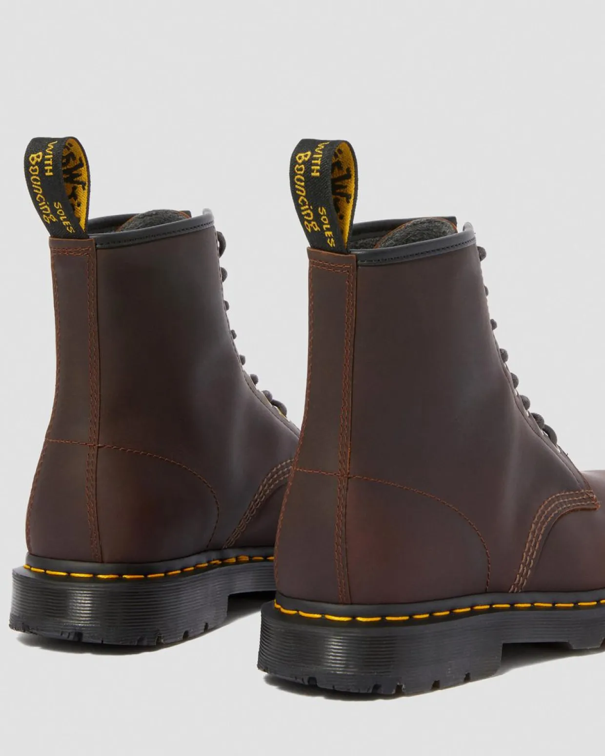 Dr. Martens Boots 1460DM's Wintergrip En Cuir Cocoa — Snowplow Cheap