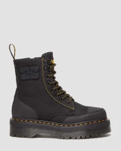 Dr. Martens BOOTS JADON GANNI EN NYLON Noir Outlet