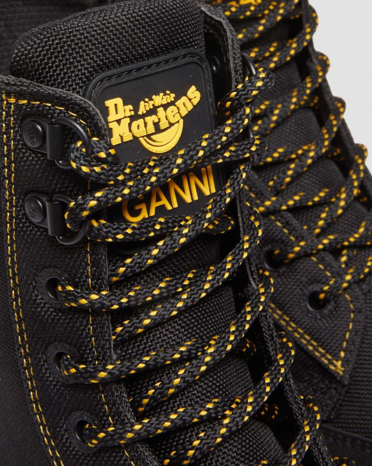 Dr. Martens BOOTS JADON GANNI EN NYLON Noir Outlet