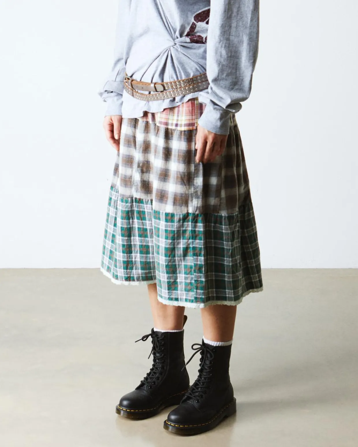 Dr. Martens Boots Montantes 1490 En Cuir Virginia Noir — Virginia Best Sale