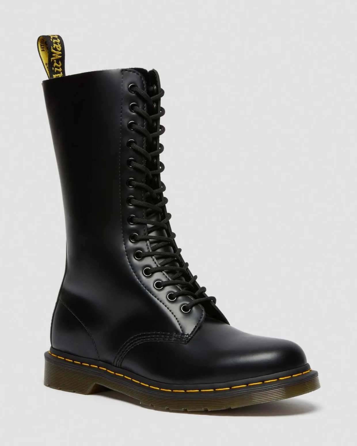 Dr. Martens Boots Montantes 1914 En Cuir Smooth à Lacets Noir — Smooth Leather Flash Sale
