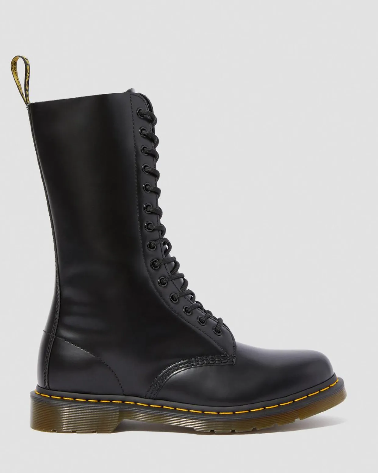 Dr. Martens Boots Montantes 1914 En Cuir Smooth à Lacets Noir — Smooth Leather Flash Sale